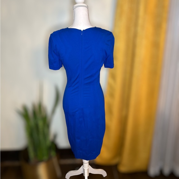 Vibrant Cobalt Blue Diane von Fürstenberg (DVF) Dress Sz. 4 - Picture 4 of 8